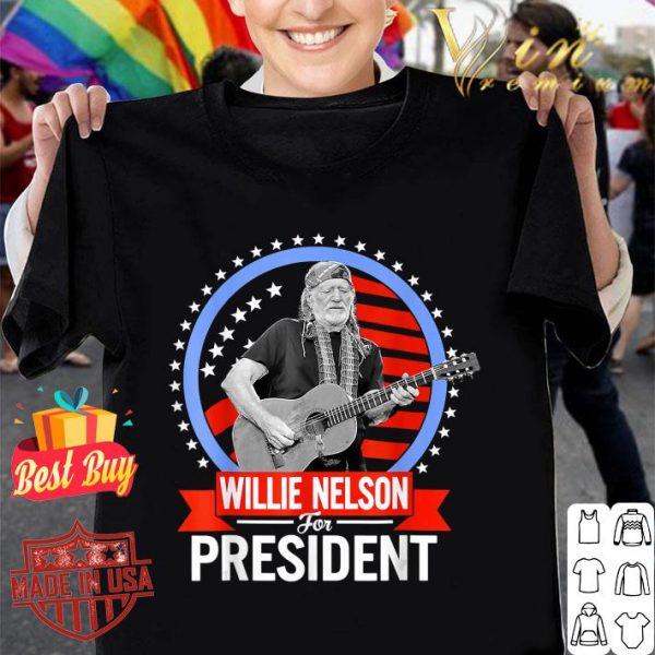 Awesome Willie Nelson For President 2020 Joe Biden shirt