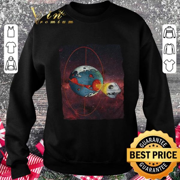 Funny Star Wars Unicron Transformers Death Star Art shirt