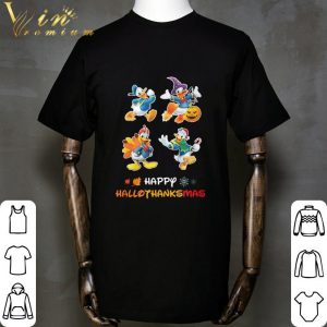 Turkey Donald Duck Happy Hallothanksmas shirt 1