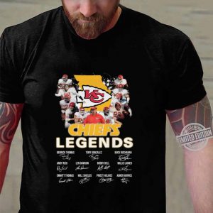 Awesome Missouri Kansas City Chiefs legends signatures shirt 2