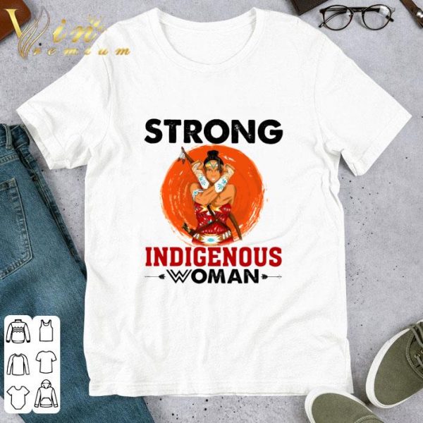 Hot Native Strong Indigenous Woman Sunset shirt