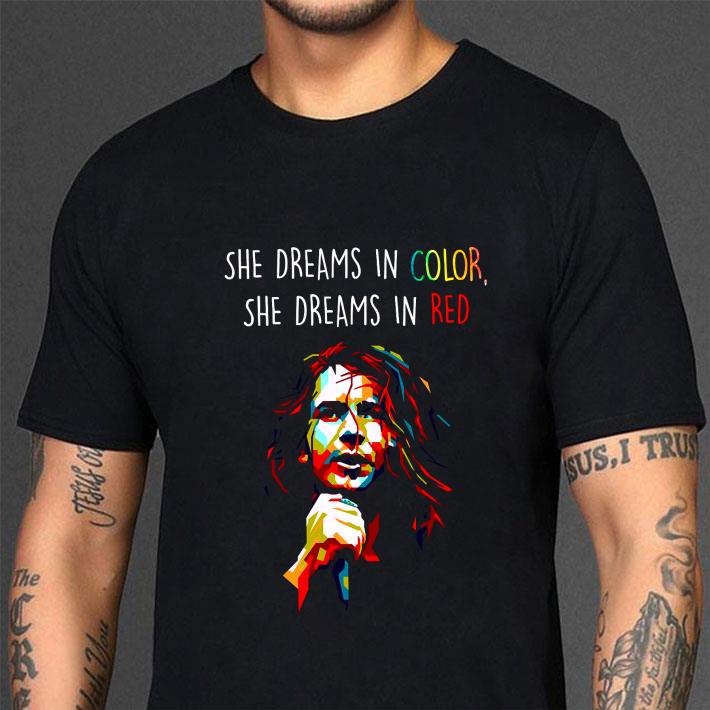 Original Pearl Jam Eddie Vedder She Dreams In Color She Dreams In Red shirt Original Pearl Jam Eddie Vedder She Dreams In Color She Dreams In Red shirt