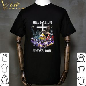 Minnesota Vikings Statue Of Liberty One Nation Under God shirt 1