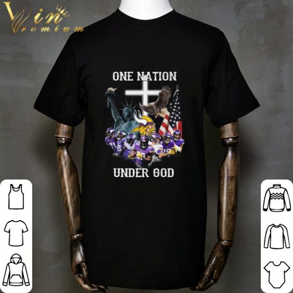 Minnesota Vikings Statue Of Liberty One Nation Under God shirt