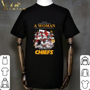 Kansas City Chiefs Signatures a woman who understand football shirt 1
