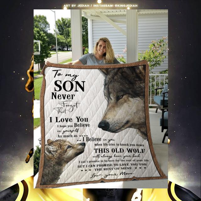 Old Wolf Mother's day to my son i love you love your mom quilt blanket 28ee4f2a old wolf mother s day to my son i love you love your mom quilt blanket 4 - Old Wolf Mother's day to my son i love you love your mom quilt blanket