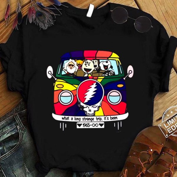 Awesome Snoopy Charlie Brown Grateful Dead Bus shirt