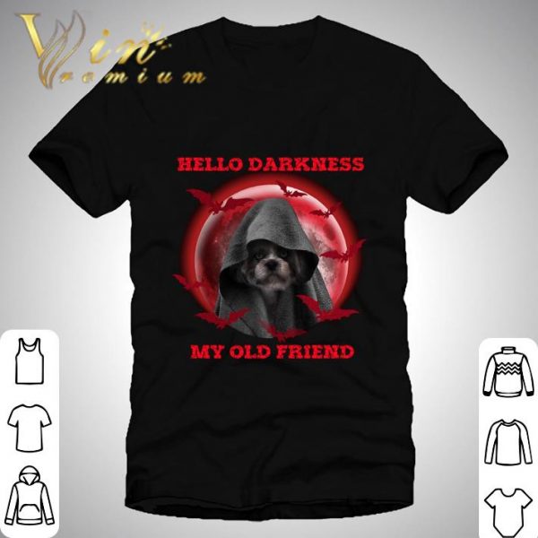 Death Shih Tzu Hello Darkness shirt