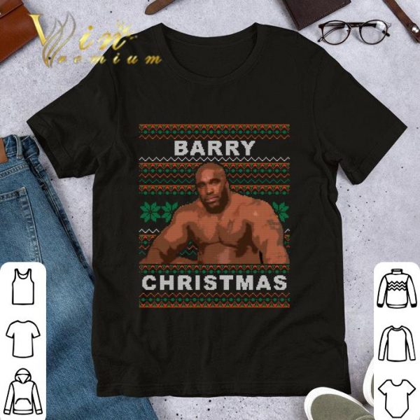 Premium Barry Wood Sitting On a Bed Meme Ugly Christmas shirt