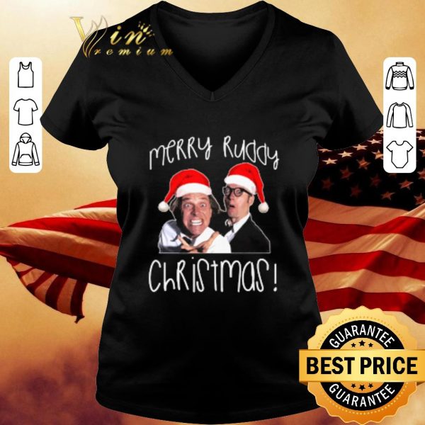 Awesome Bottom Richie & Eddie Hitler Merry Ruddy Christmas shirt