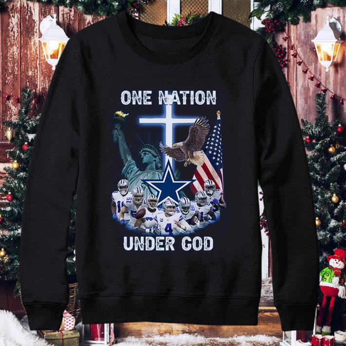 3896b4fe awesome dallas cowboys nfl one nation under god statue of liberty shirt 4 - Awesome Dallas Cowboys NFL One Nation Under God Statue Of Liberty shirt