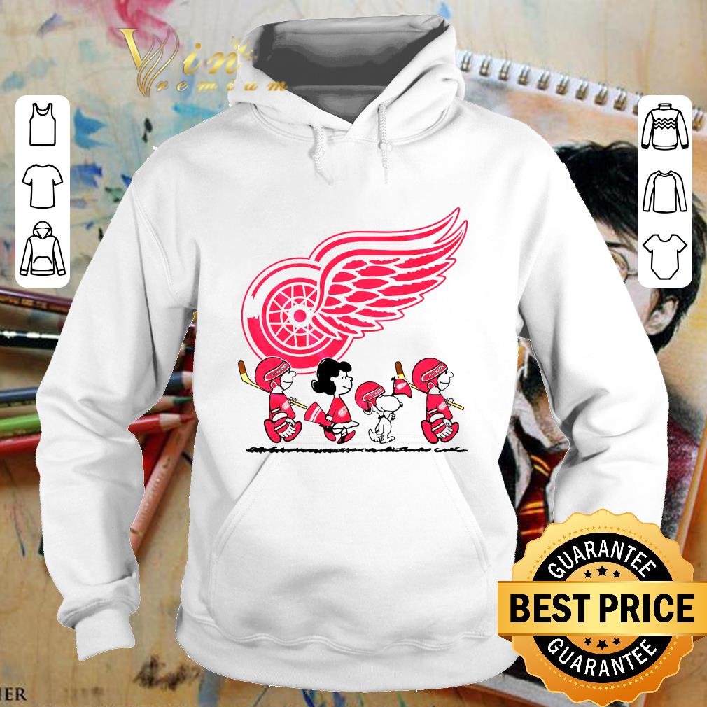 3974be57 awesome peanuts characters snoopy charlie brown detroit red wings shirt 4 - Awesome Peanuts Characters Snoopy Charlie Brown Detroit Red Wings shirt