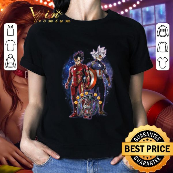 Funny Vegeta Son Goku Ultra Instinct Avengers Iron Man Captain America shirt