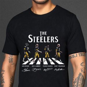 Original The Pittsburgh Steelers Walking Abbey Road Signatures shirt 2 Original The Pittsburgh Steelers Walking Abbey Road Signatures shirt 2