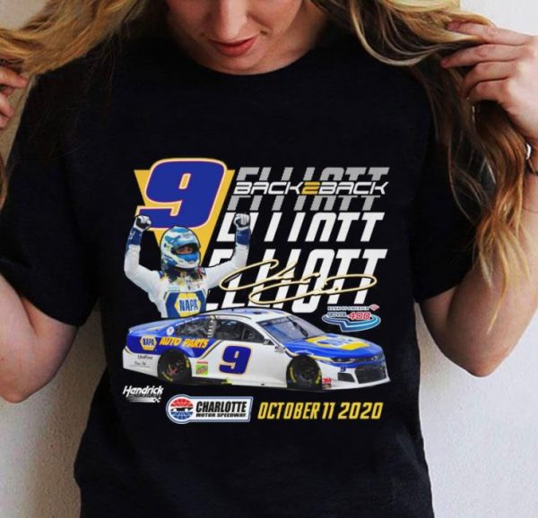 Awesome 9 Chase Elliott Back 2 Back October 11 2020 shirt