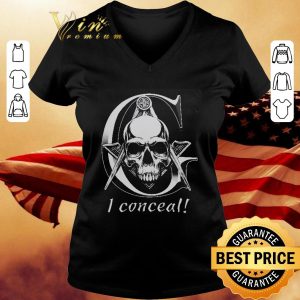 Awesome Skull I Conceal Freemasonry shirt 2