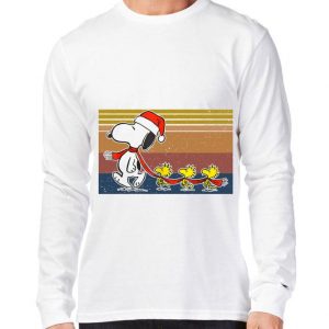 Funny Christmas Snoopy and Woodstock vintage shirt 2