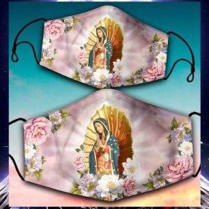 Flower Maria Jesus face mask 2
