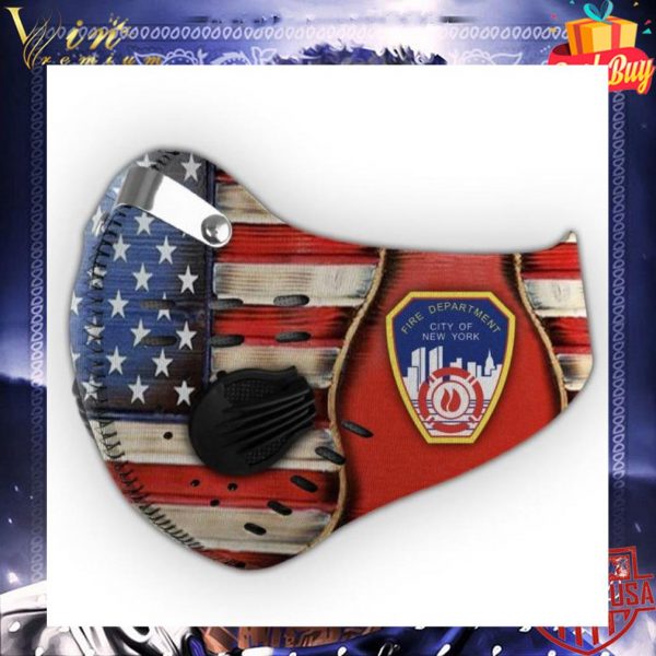 New York City Fire Department Face Mask With Filter