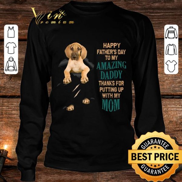 Original Beagle Happy Father's Day To My Amazing Daddy Thanks Mom shirt