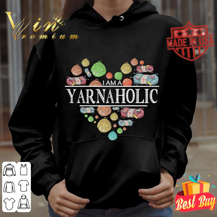 Awesome Crochet I Am A Yarnaholic shirt 58610b5a awesome crochet i am a yarnaholic shirt 4 - Awesome Crochet I Am A Yarnaholic shirt