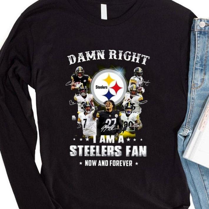 58c575c4 awesome pittsburgh steelers signatures damn right i am a steelers fan now and forever shirt 4 - Awesome Pittsburgh Steelers Signatures Damn Right I Am A Steelers Fan Now And Forever shirt