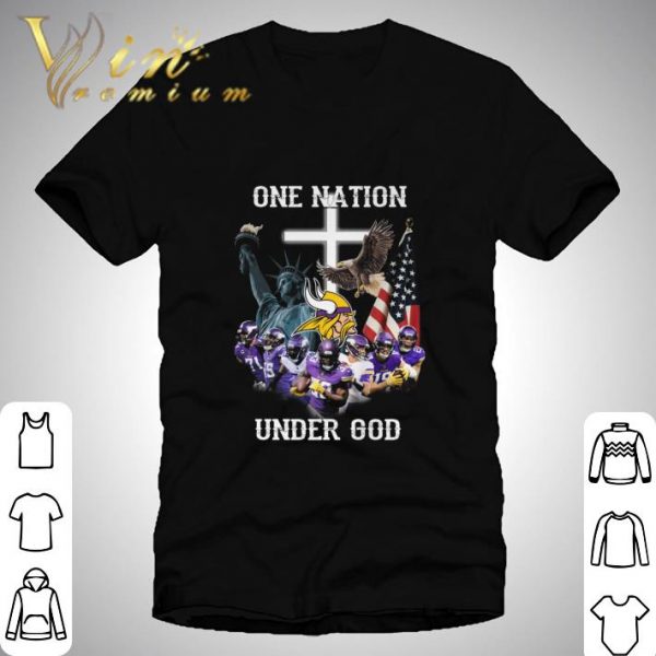 Minnesota Vikings Statue Of Liberty One Nation Under God shirt