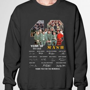 Awesome Signatures 48 years of MASH 1972-2020 thank you for the memories shirt 2