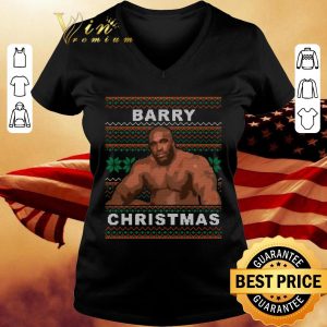 Premium Barry Wood Sitting On a Bed Meme Ugly Christmas shirt 2