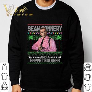 RIP Sean Connery And A Happy New Year Ugly Christmas shirt 2