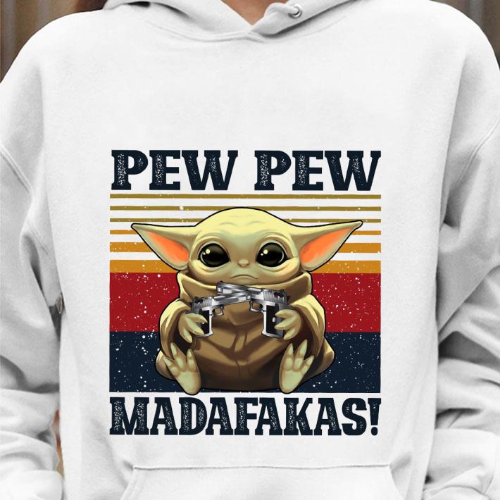 6b9a6623 awesome mandalorian baby yoda pew pew madafakas vintage shirt 4 - Awesome Mandalorian Baby Yoda Pew Pew Madafakas Vintage shirt
