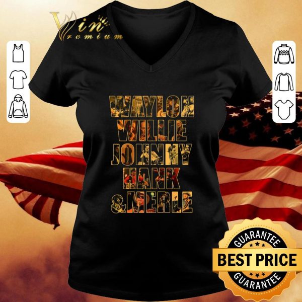Awesome Waylon Willie Johnny Hank Merle Country Music shirt