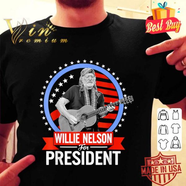 Awesome Willie Nelson For President 2020 Joe Biden shirt