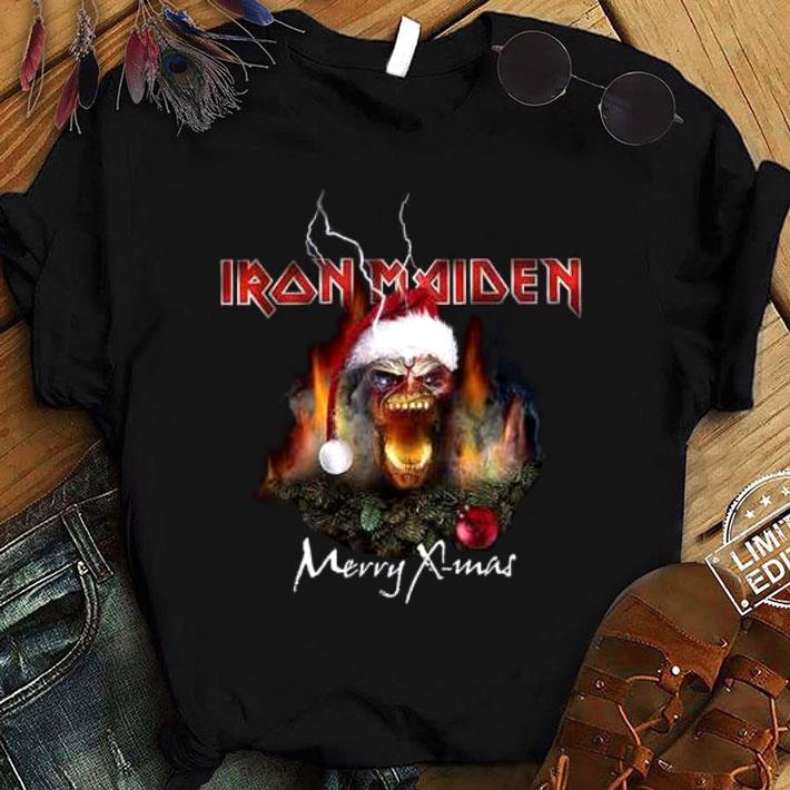 Awesome Mascot Iron Maiden Merry X-mas shirt Awesome Mascot Iron Maiden Merry X-mas shirt