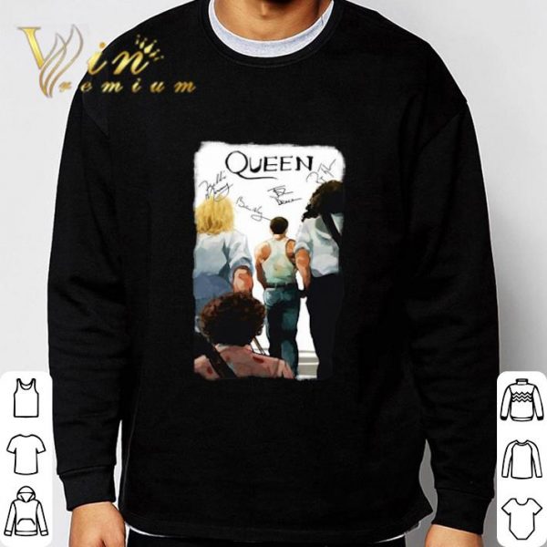 Queen Rock Band Signatures shirt