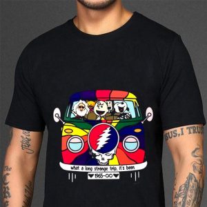 Awesome Snoopy Charlie Brown Grateful Dead Bus shirt 2