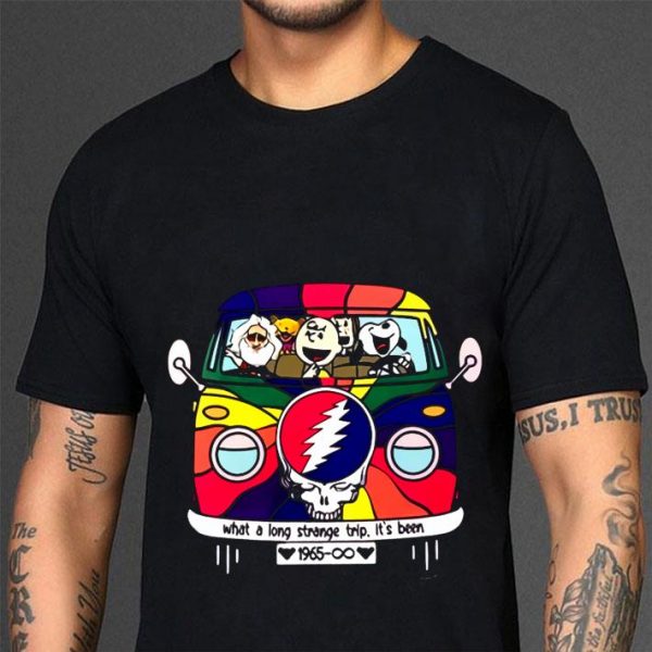 Awesome Snoopy Charlie Brown Grateful Dead Bus shirt