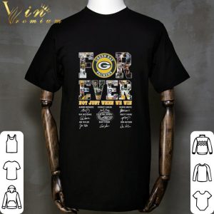 Green Bay Packers For Ever Not Just When We Win Signatures shirt 1