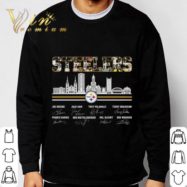 Pittsburgh Steelers city signatures shirt