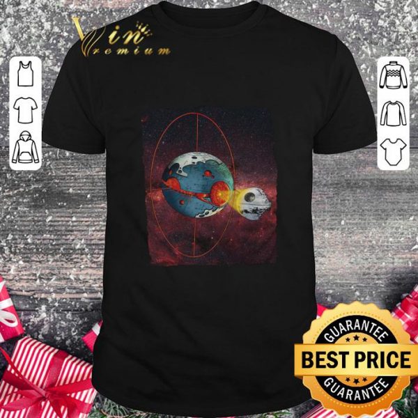 Funny Star Wars Unicron Transformers Death Star Art shirt