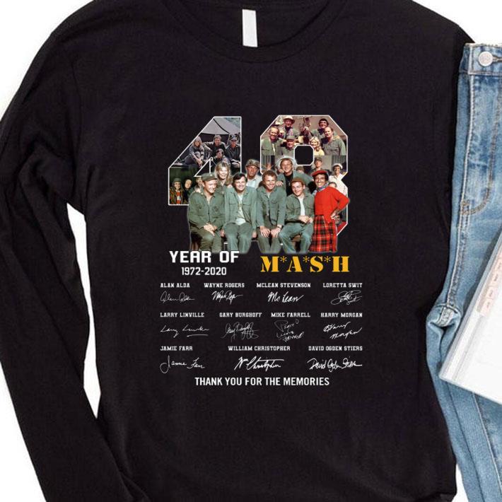 Awesome Signatures 48 years of MASH 1972-2020 thank you for the memories shirt 8c99e78e awesome signatures 48 years of mash 1972 2020 thank you for the memories shirt 4 - Awesome Signatures 48 years of MASH 1972-2020 thank you for the memories shirt