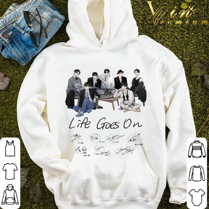 90e97b1d bts life goes on signatures shirt 4 - BTS Life Goes On Signatures shirt