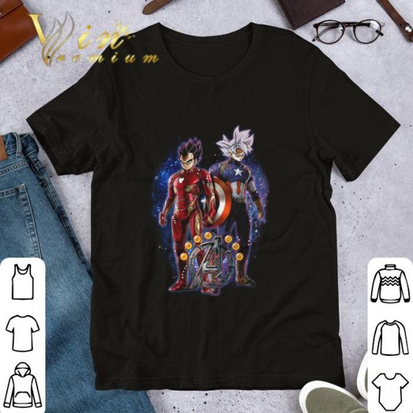 Funny Vegeta Son Goku Ultra Instinct Avengers Iron Man Captain America shirt