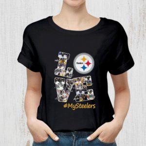 Awesome Logo Pittsburgh Steelers Love mysteelers signatures shirt 1