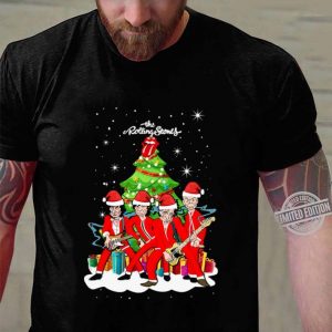 Rolling Stones Lips Christmas Tree 2020 shirt 2