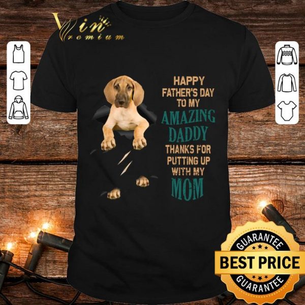 Original Beagle Happy Father's Day To My Amazing Daddy Thanks Mom shirt
