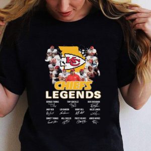 Awesome Missouri Kansas City Chiefs legends signatures shirt 1