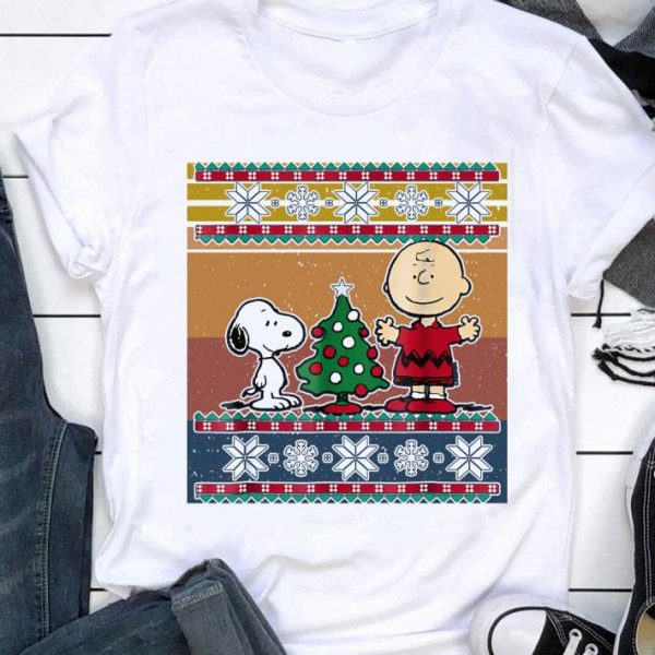 Snoopy and Charlie Brown vintage ugly shirt