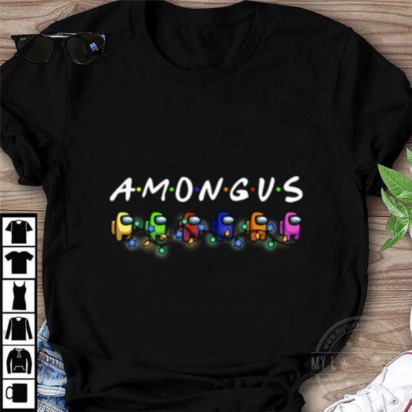 Awesome Friends TV Show Among Us Christmas light shirt