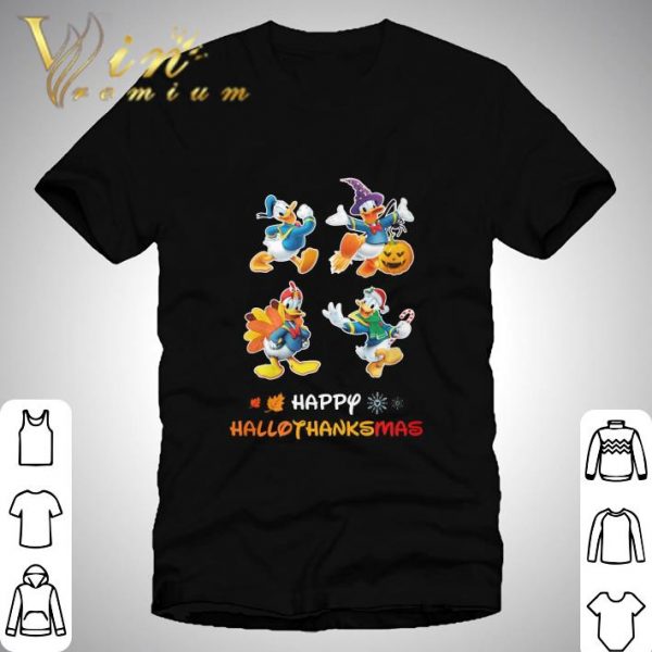 Turkey Donald Duck Happy Hallothanksmas shirt
